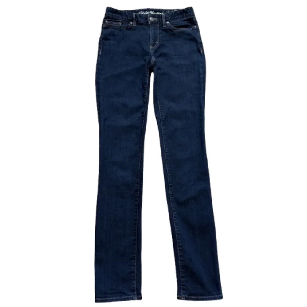 Eddie Bauer Slightly Curvy Straight Leg Jeans - Picture 1 of 6